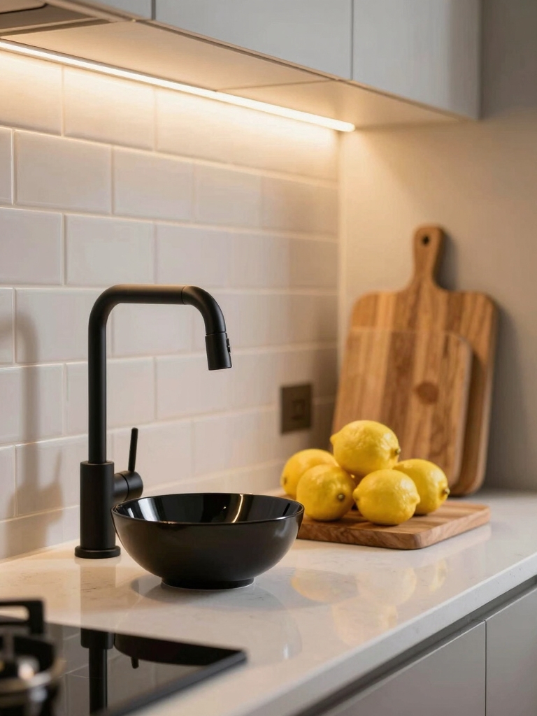 slim warm under cabinet lighting