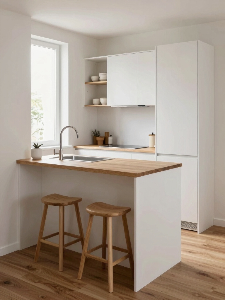 slimline narrow peninsula extension