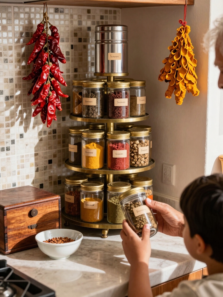 stackable jars magnetic rack