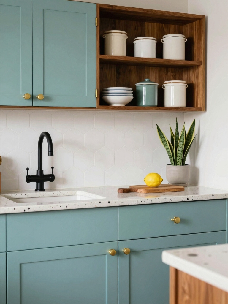 vintage modern kitchen refresh