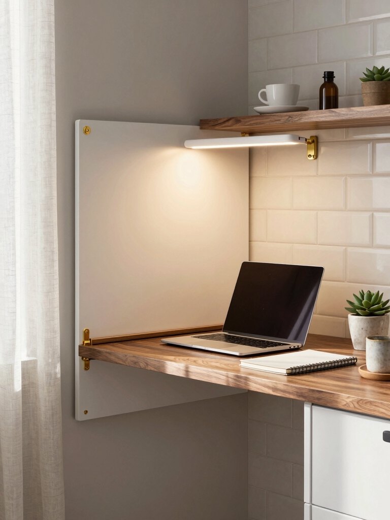 wall mounted fold down workstation