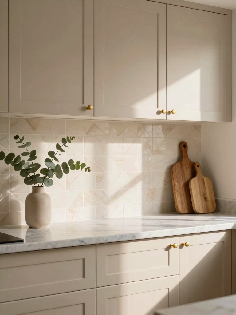 warm subtle backsplash choices