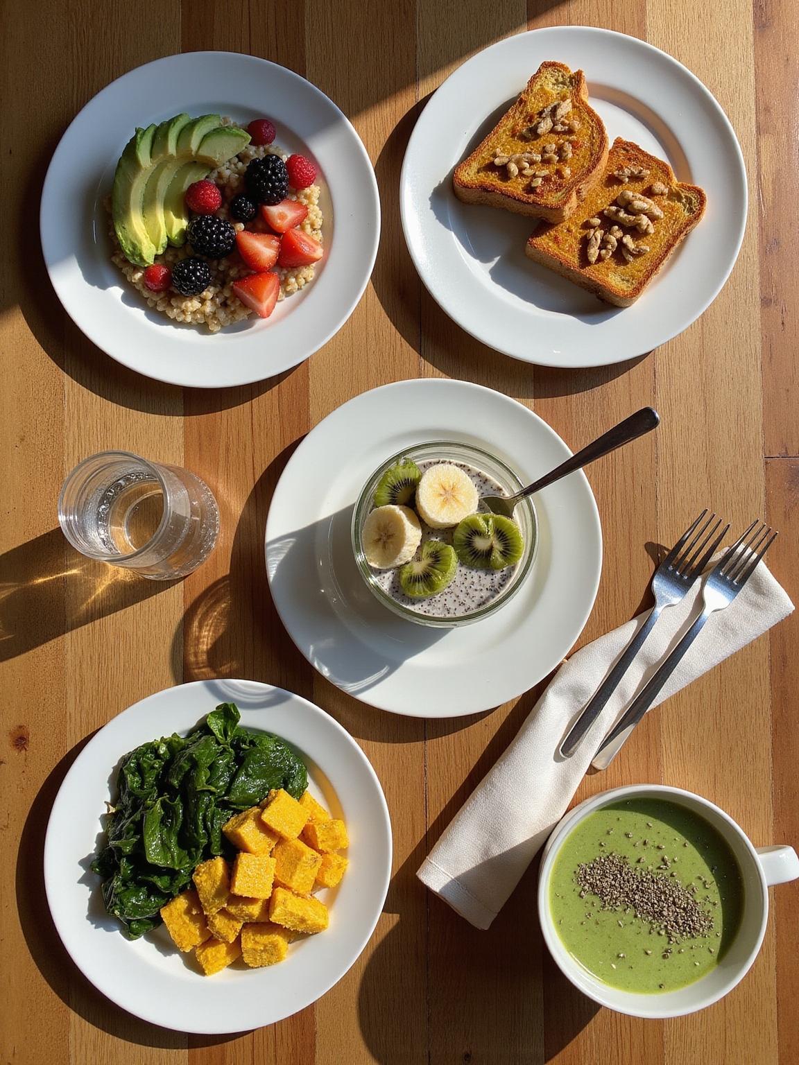 anti inflammatory balanced breakfast templates