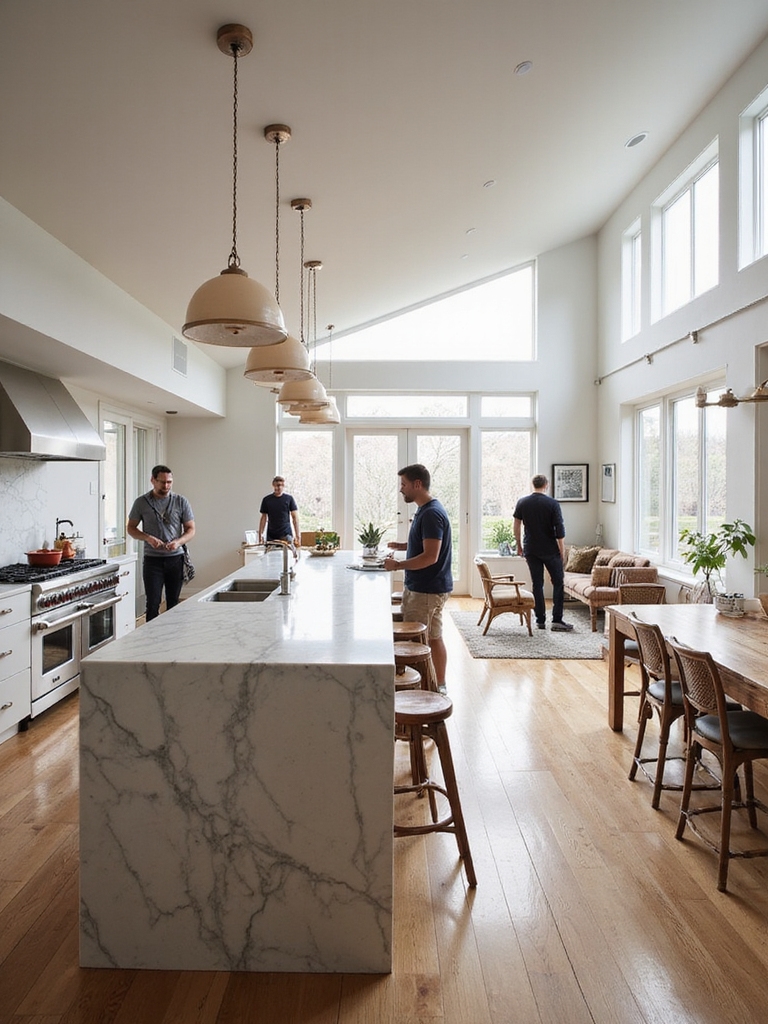 arrange appliances for conversation