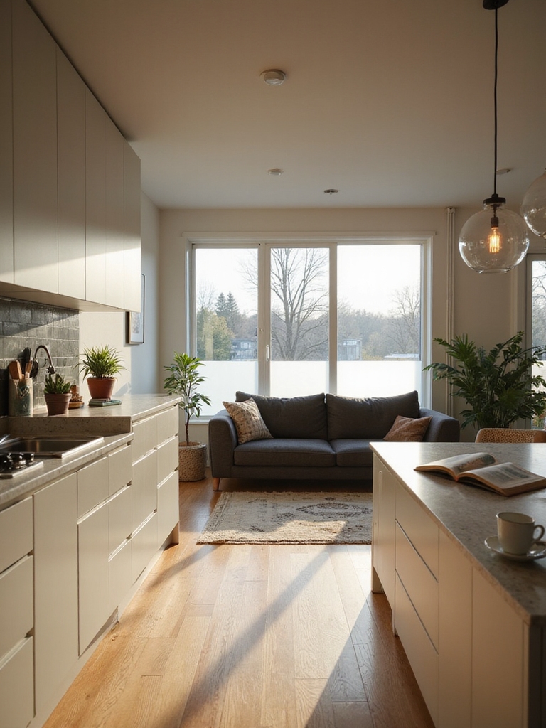 balanced semi open home design