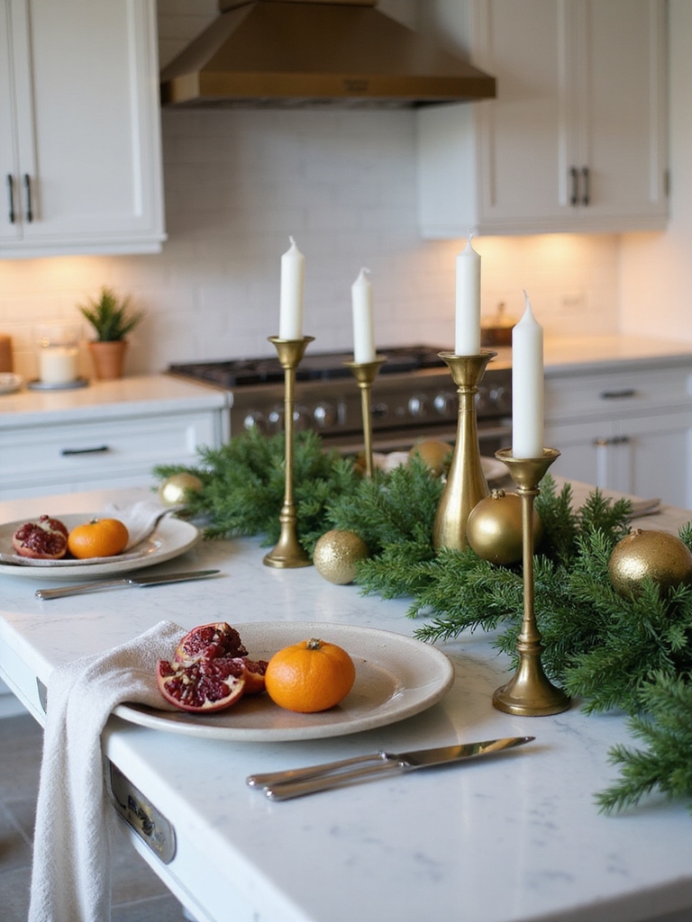 bold winter island centerpiece