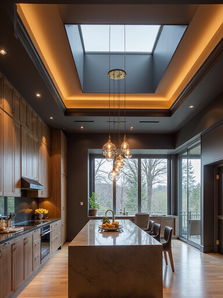 ceiling choice matches layout
