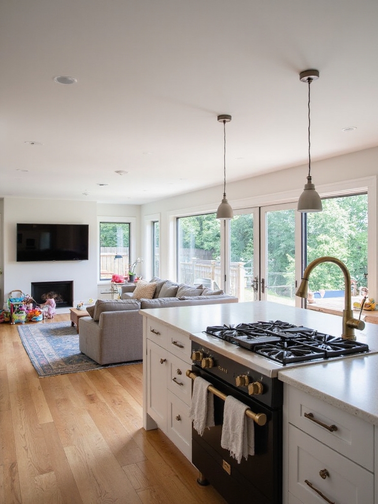clear sightlines for entertaining