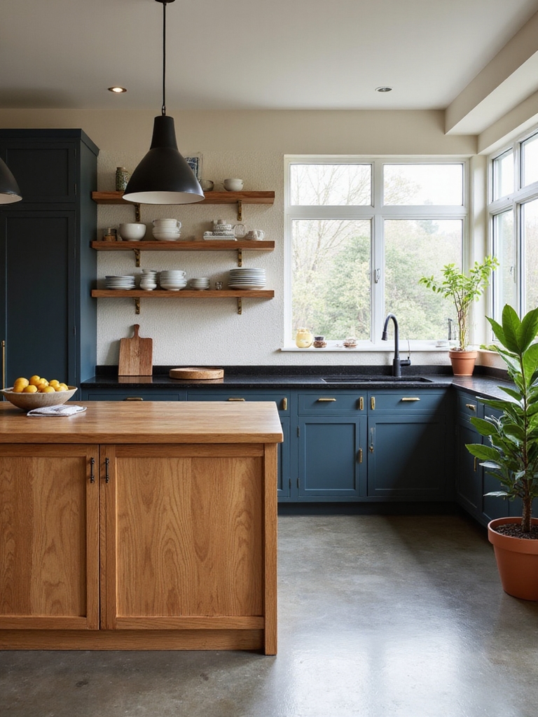 color texture bold accent cabinetry