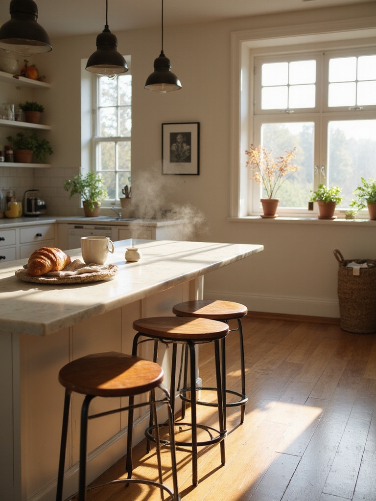 comfortable scalable counter seating