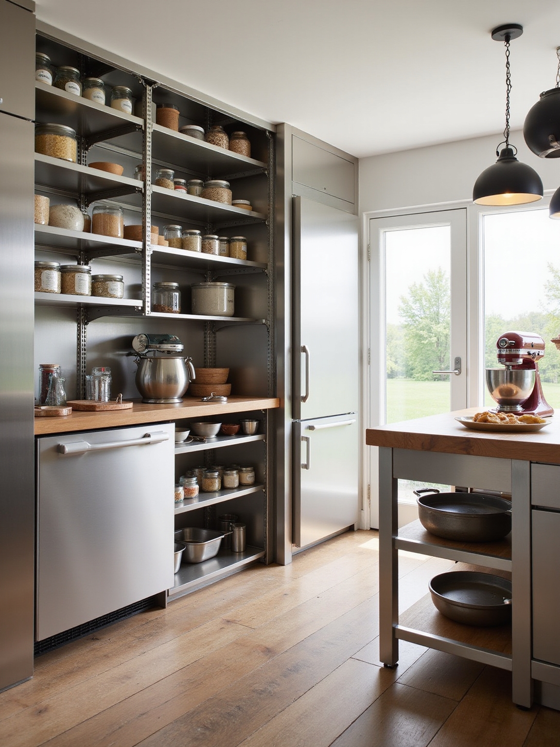 commercial grade walk in pantry