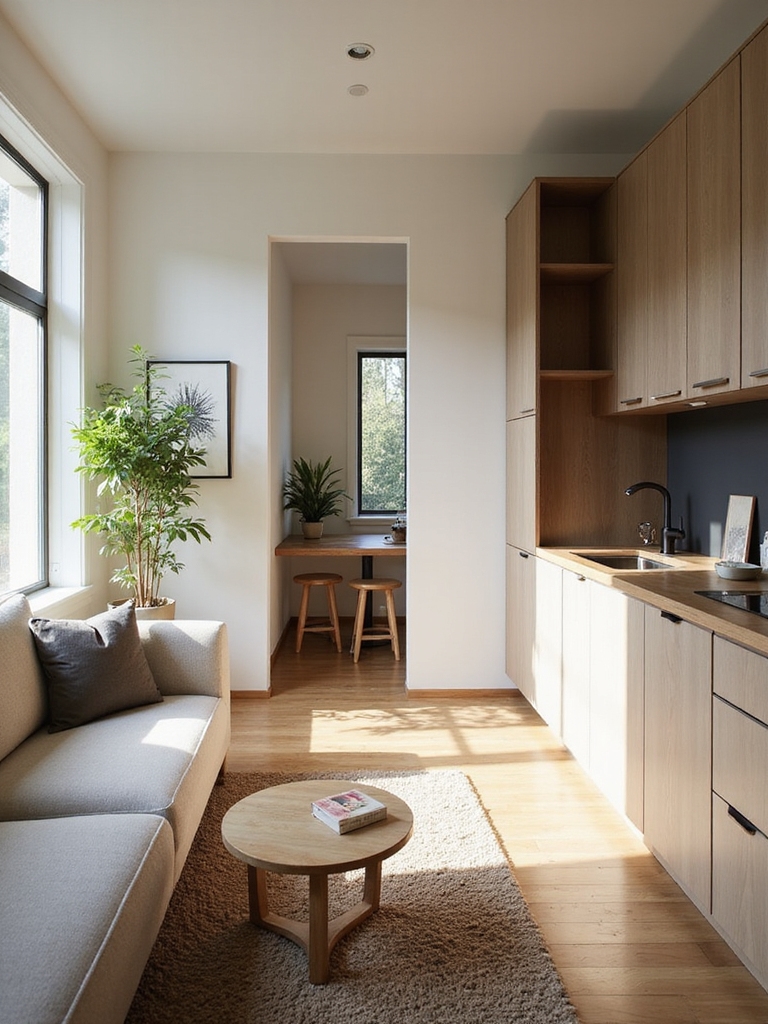 compact open plan living solutions