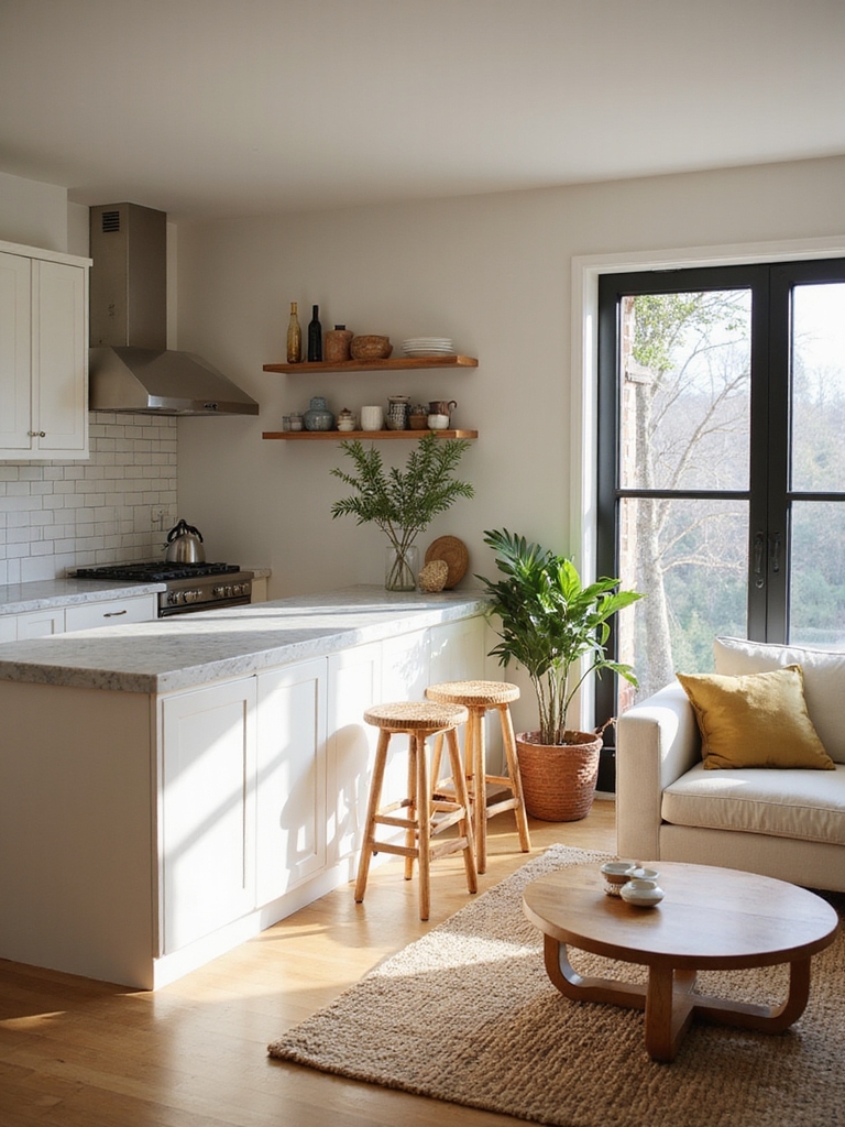 compact renter friendly kitchen living layouts