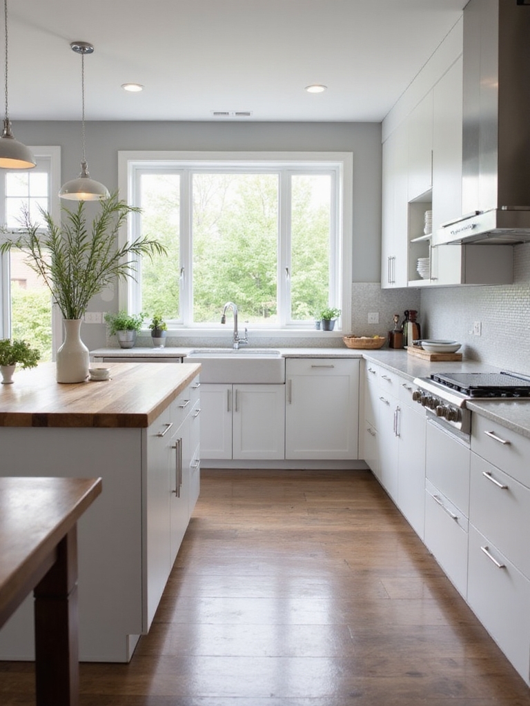 cozy efficient u shape kitchens