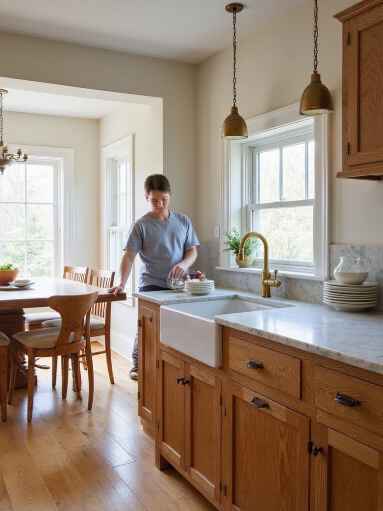 cozy farmhouse pass through charm