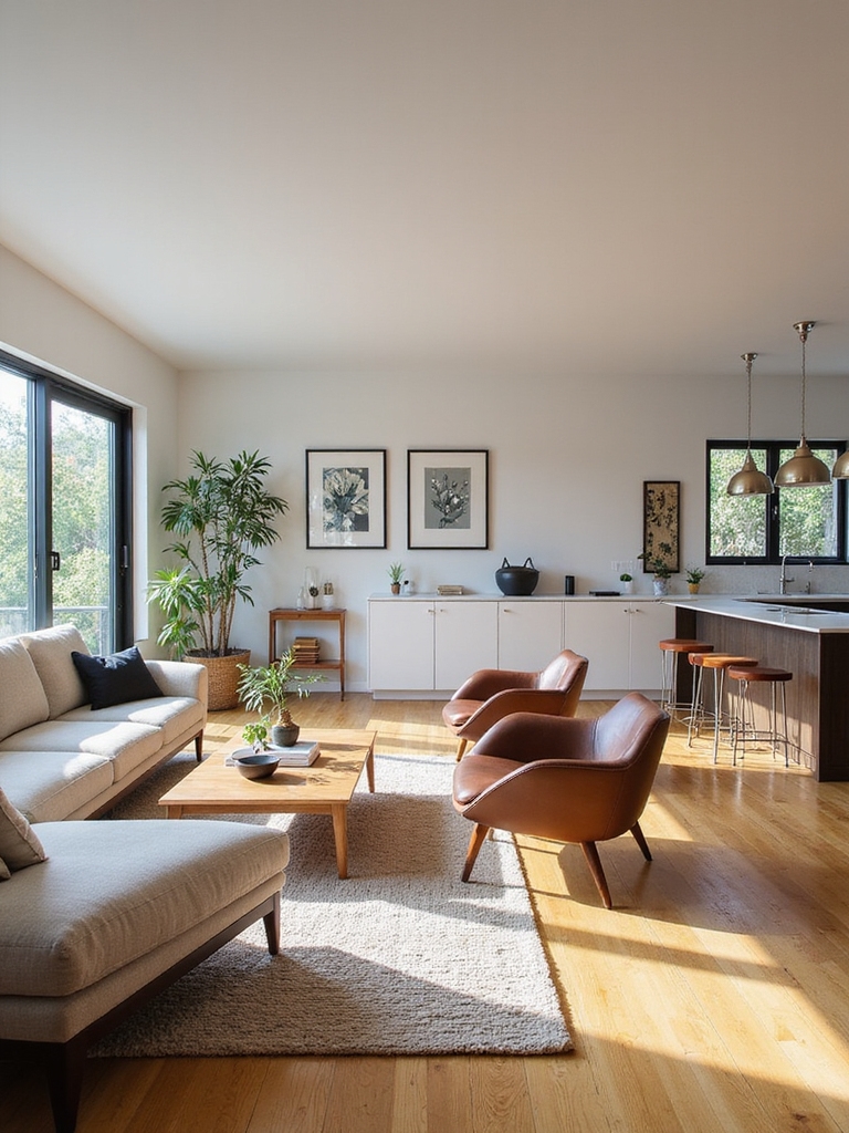cozy intentional conversational seating arrangement