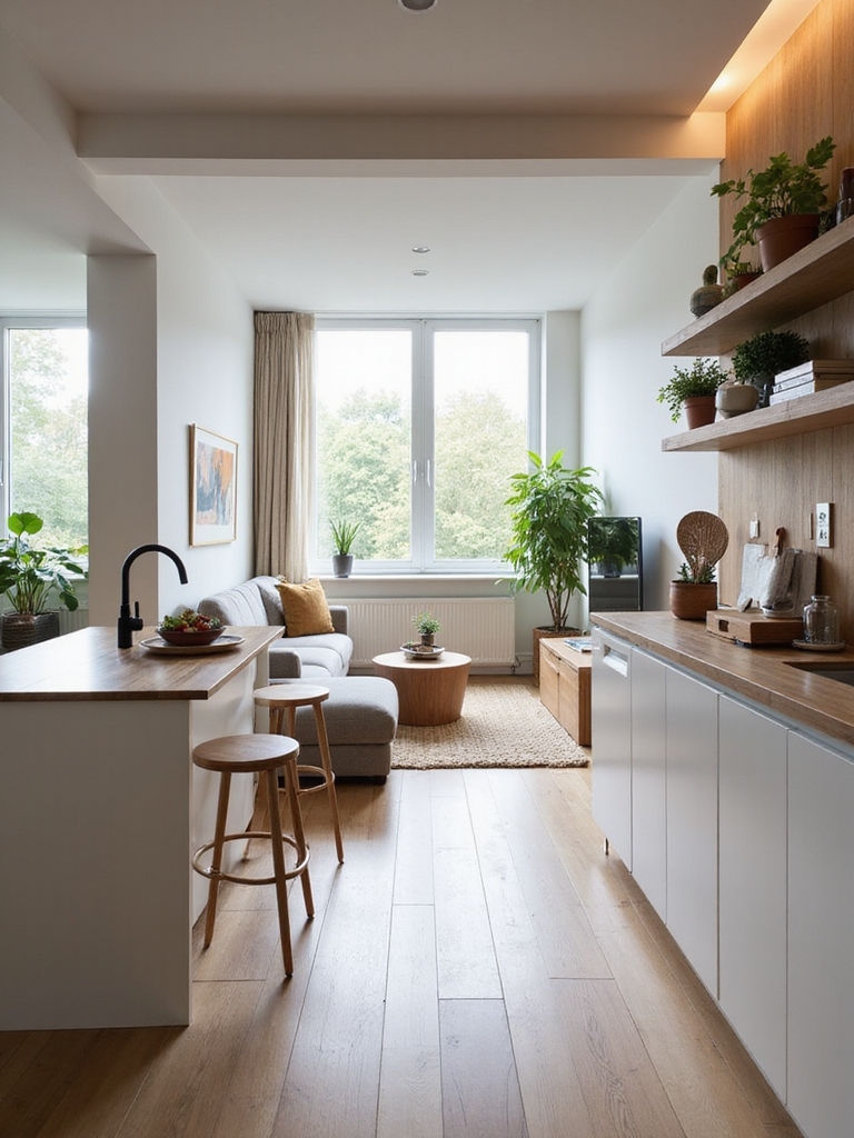cozy multiuse compact open plan
