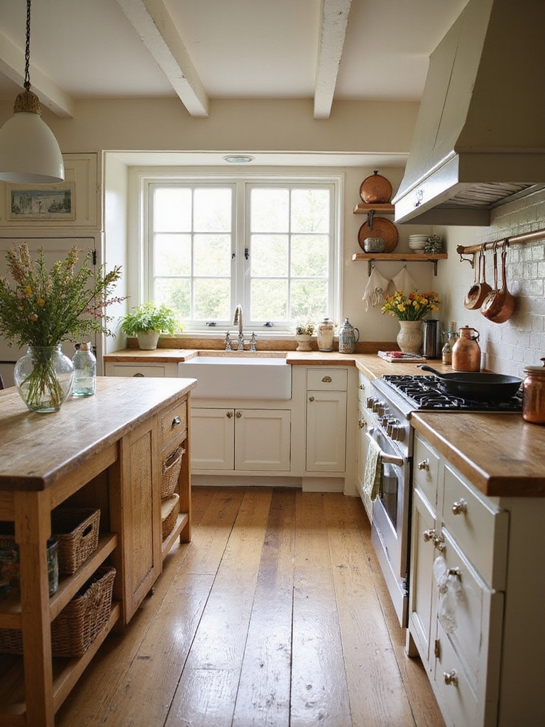 cozy traditional country kitchen