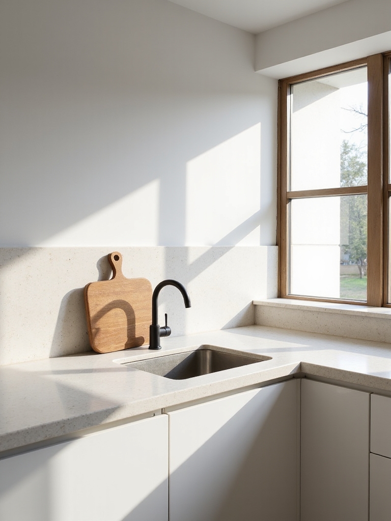durable low pattern quartz surfaces