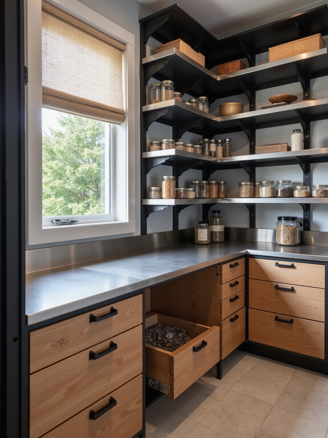 durable versatile finished pantry materials