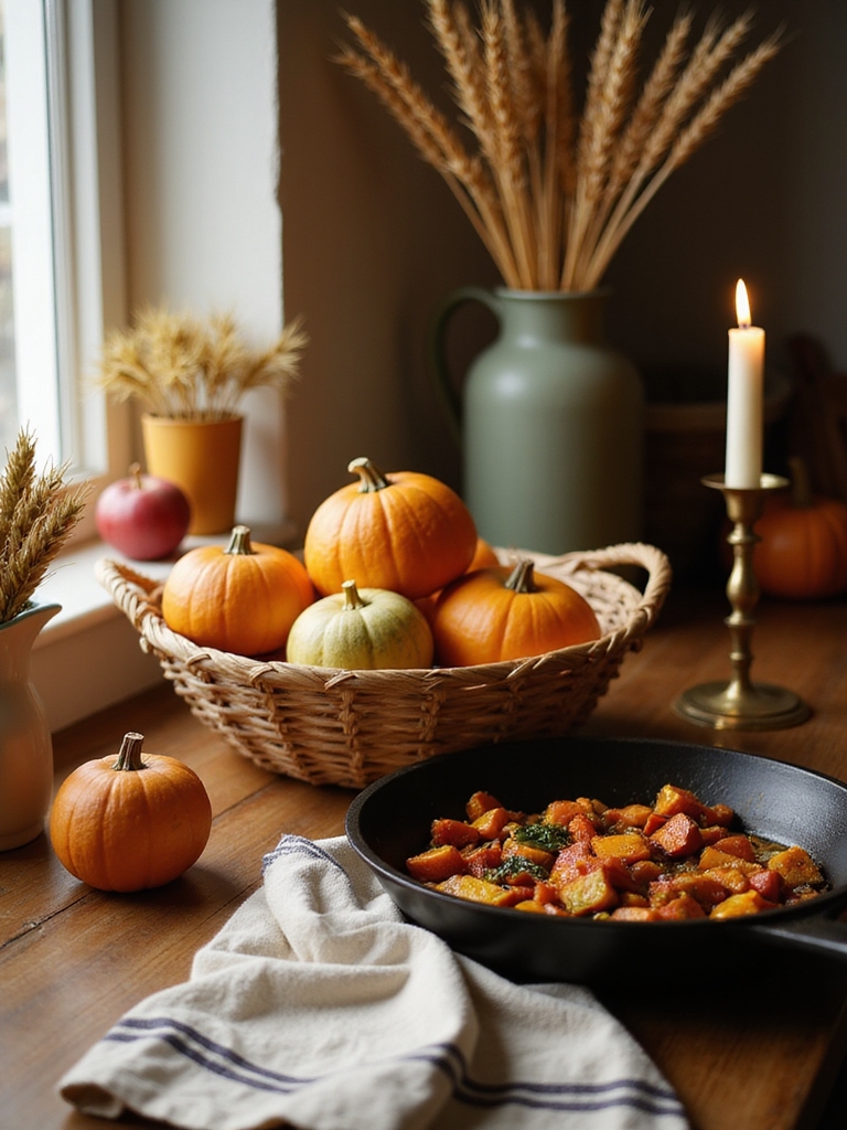 early autumn harvest kitchen