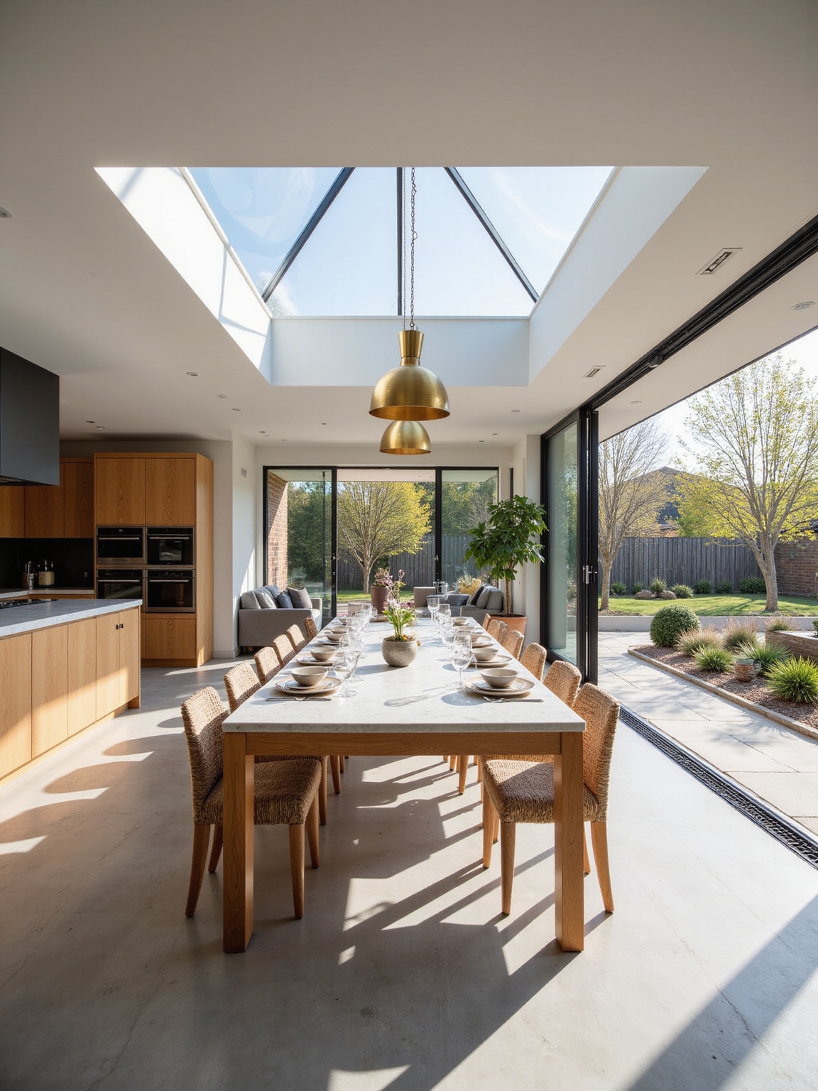 entertainer s spacious kitchen extension