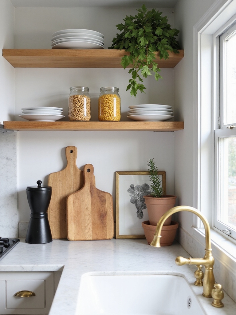 everyday essentials curated minimalist display