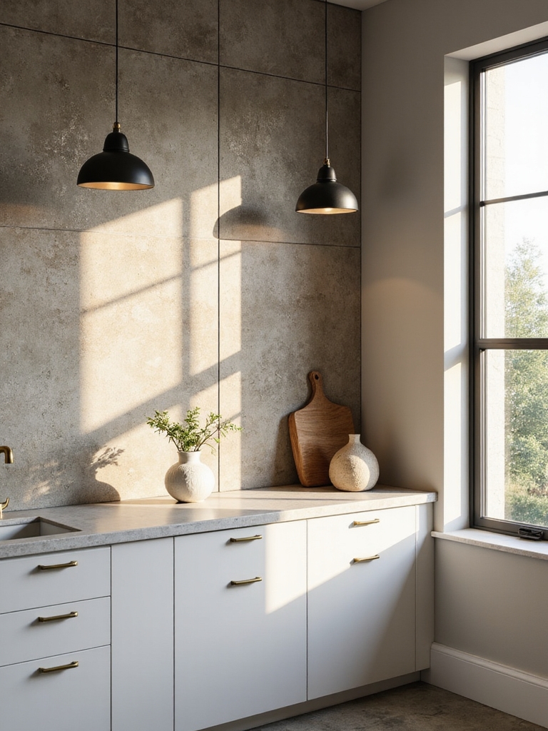 farmhouse faux marble with texture