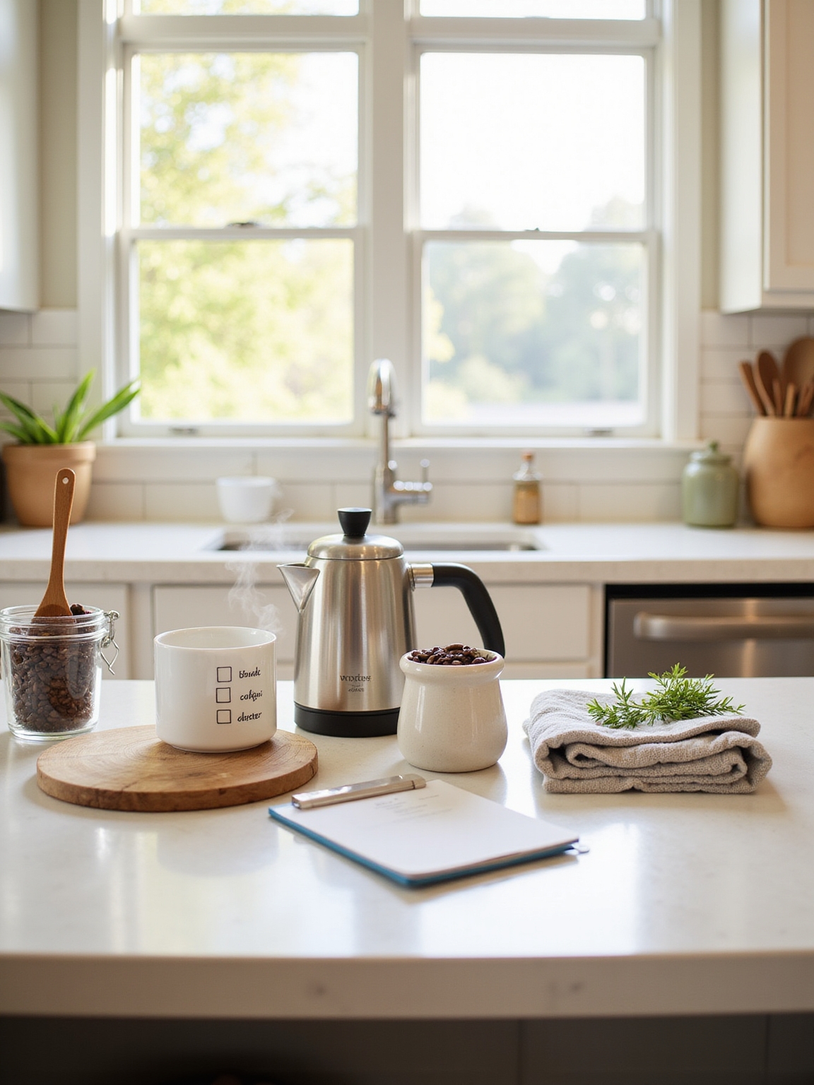 five minute morning kitchen routine