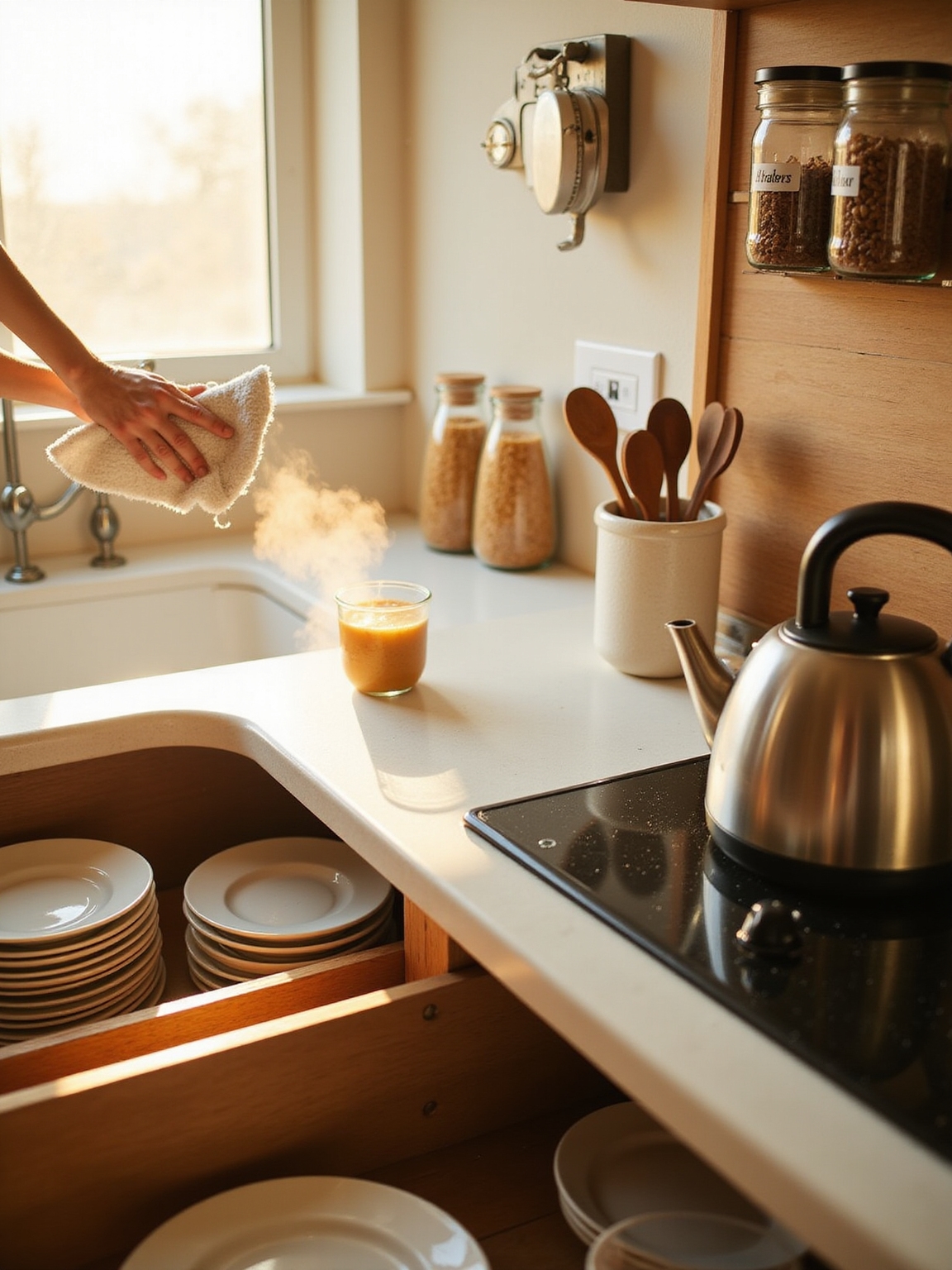 five minute nightly kitchen tidy