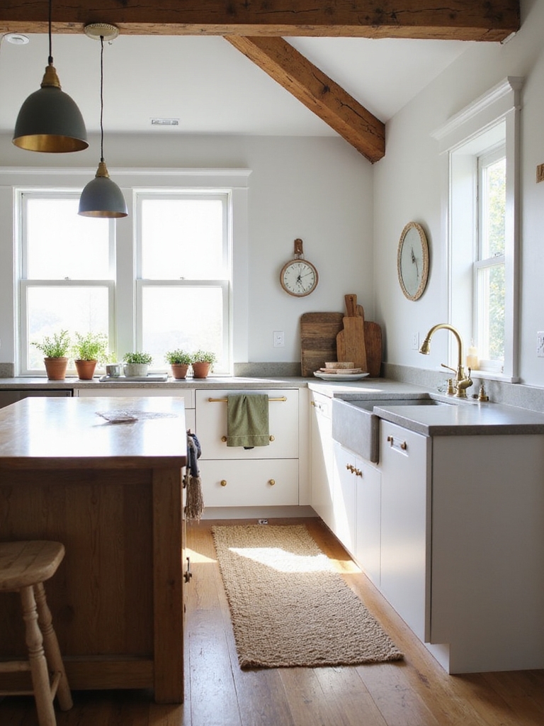 function driven balanced open kitchen