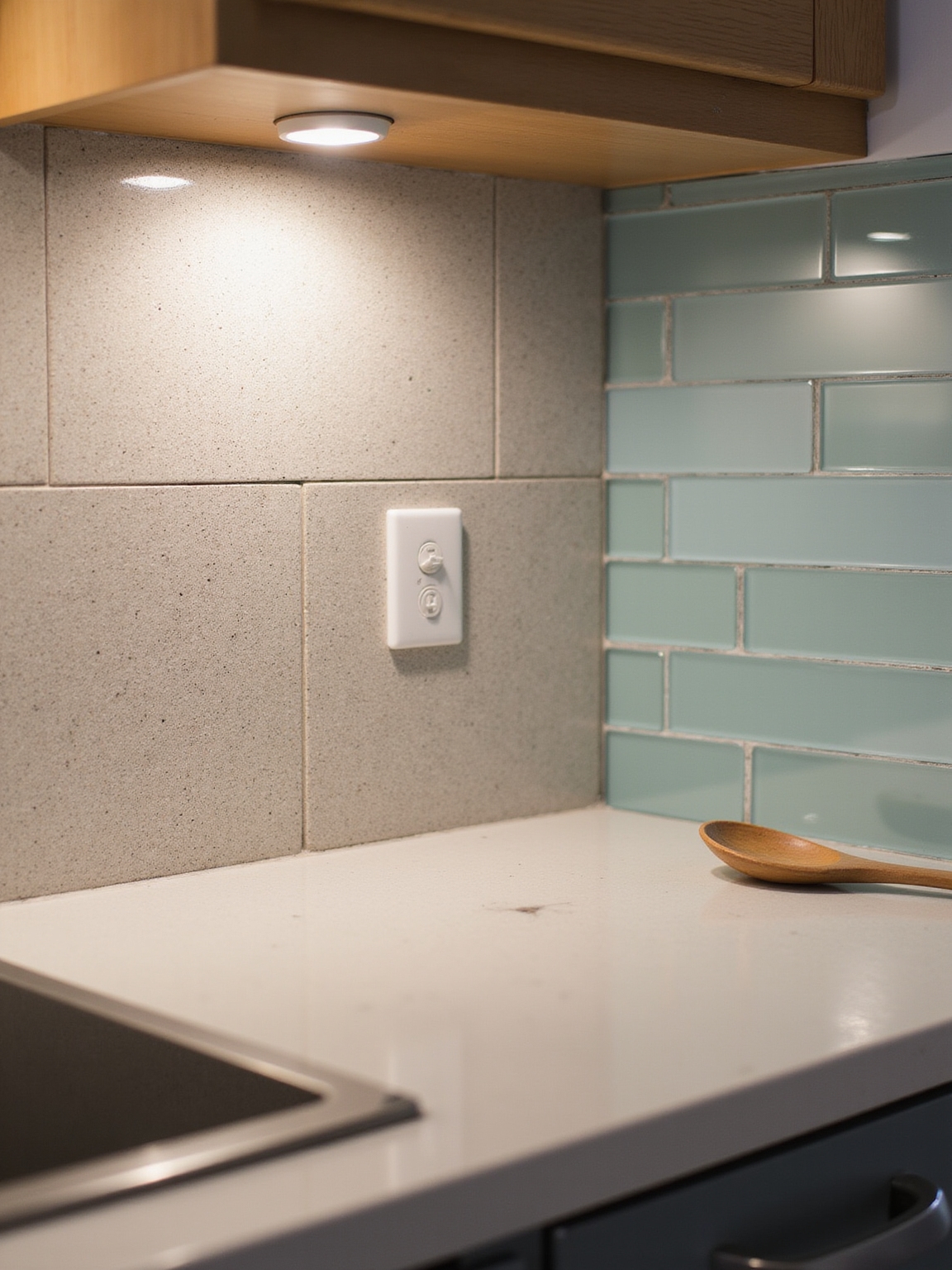 heat moisture stain resistant backsplash