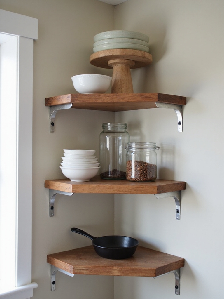heavy duty corner shelf support