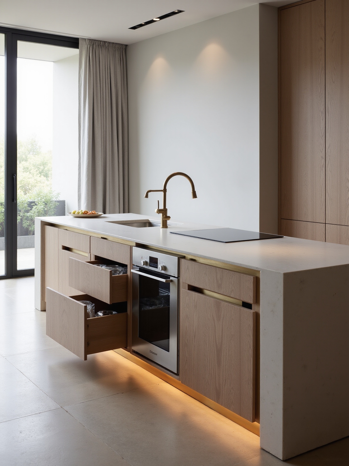 hidden appliance hubs serene cabinetry