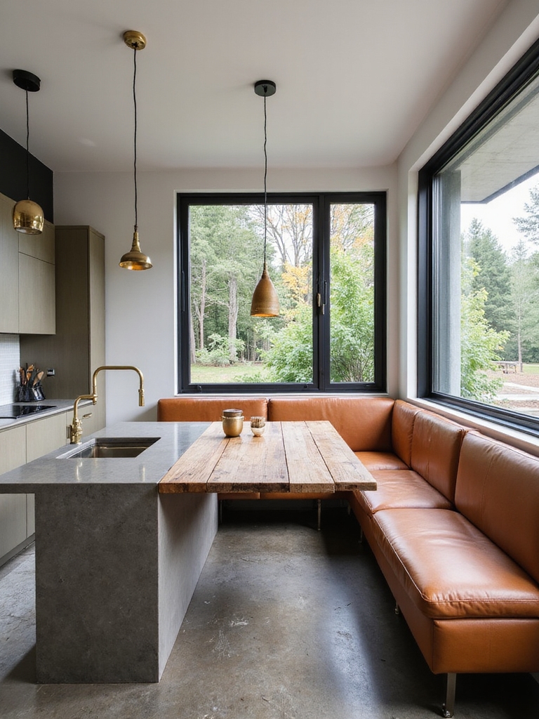 integrated dining island living