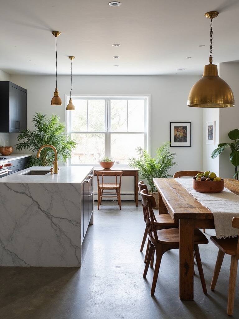 intentional rustic open kitchen upgrades