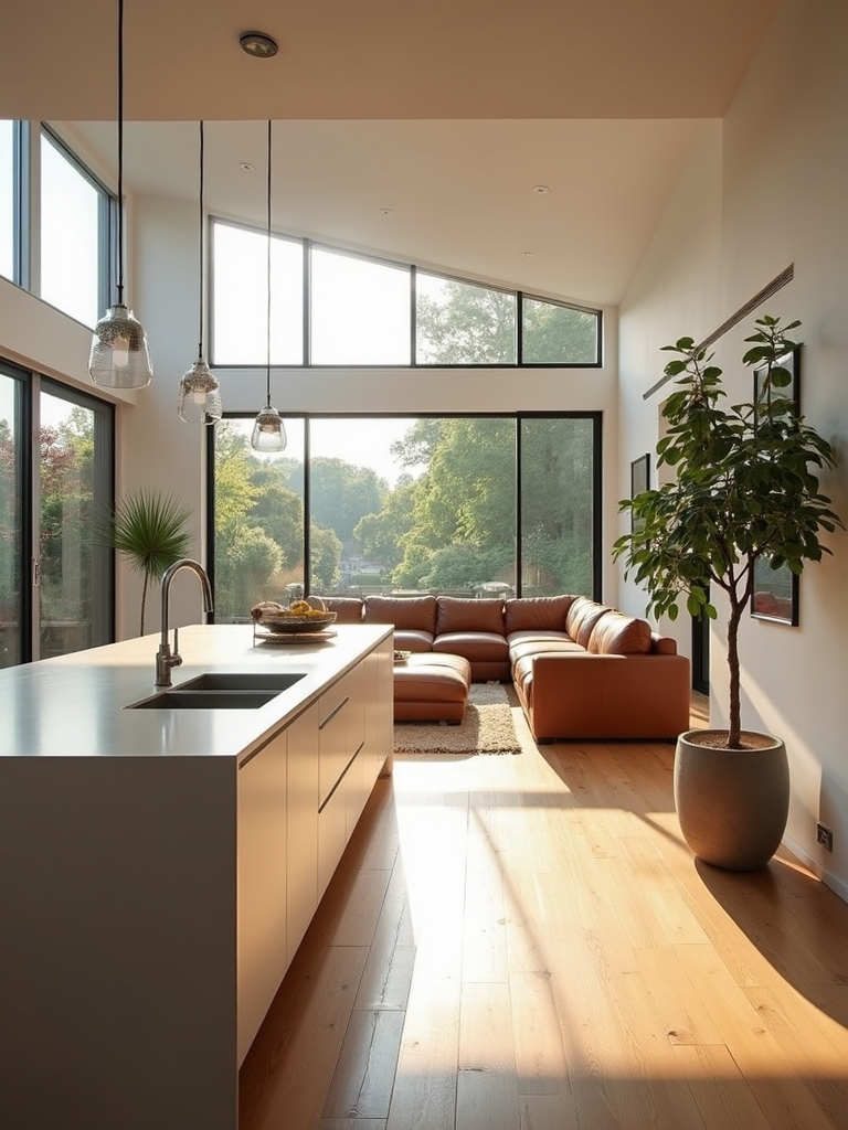 island peninsula linear kitchen layouts