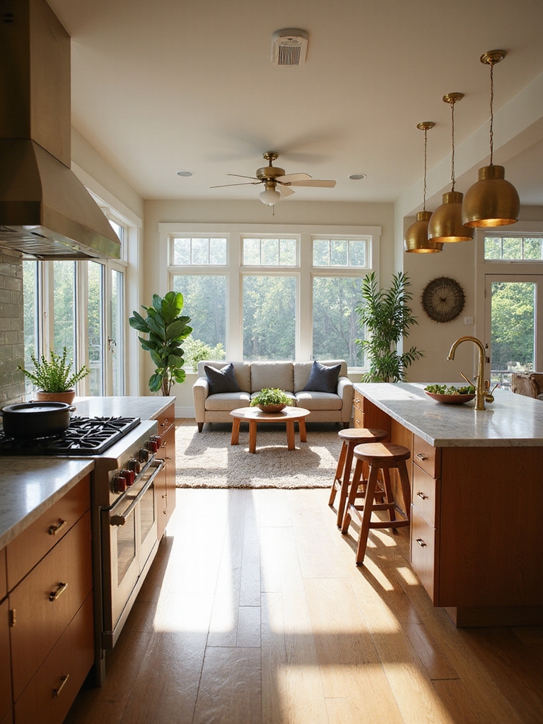 kitchen open transforms home living