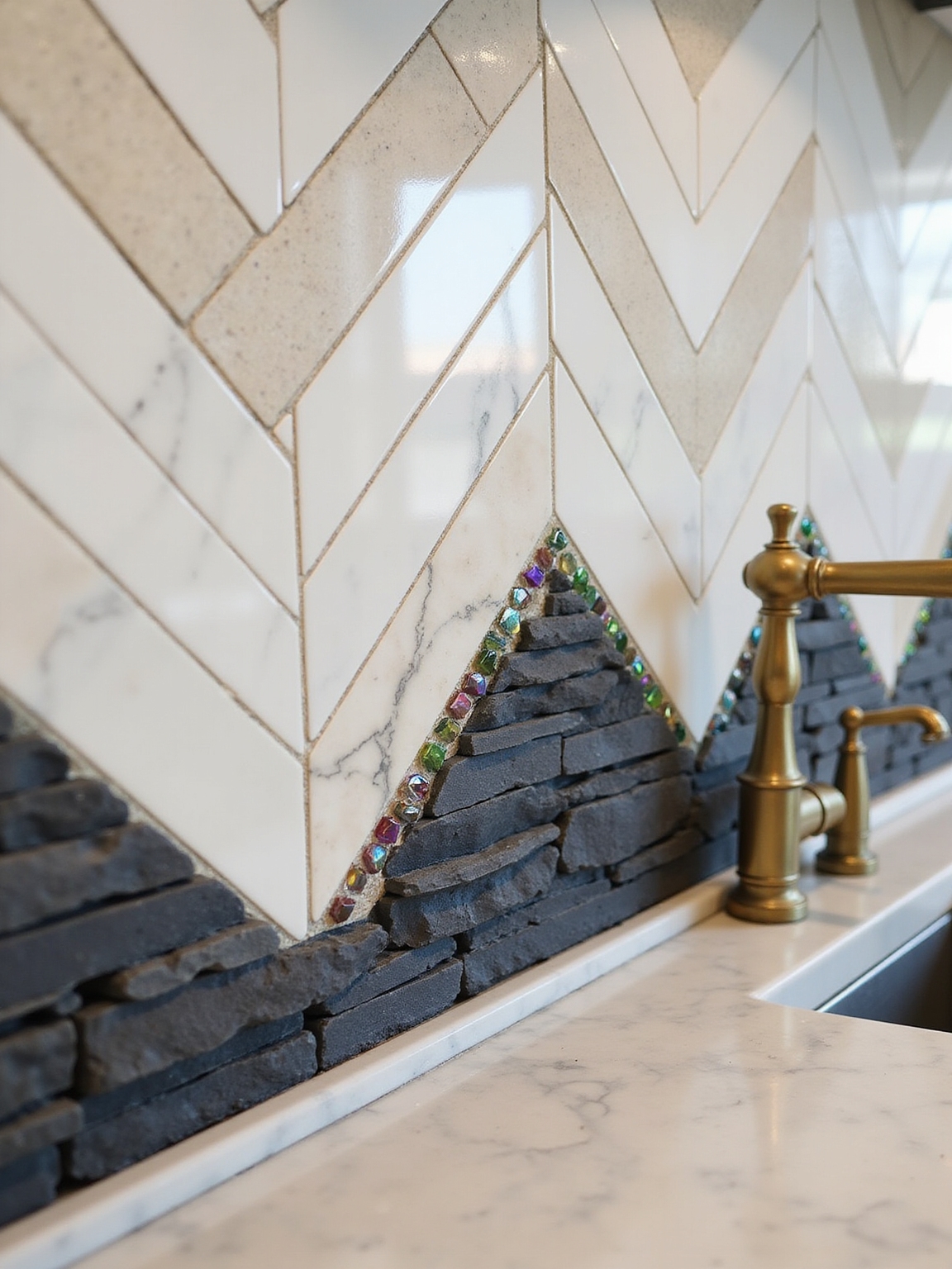 luxurious alternative backsplash ideas