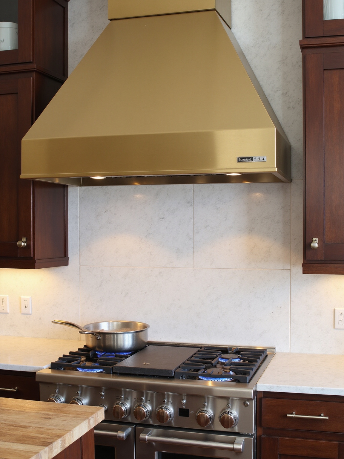 match hood power to cooking