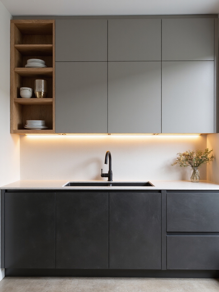 matte textured rustic cabinet finishes
