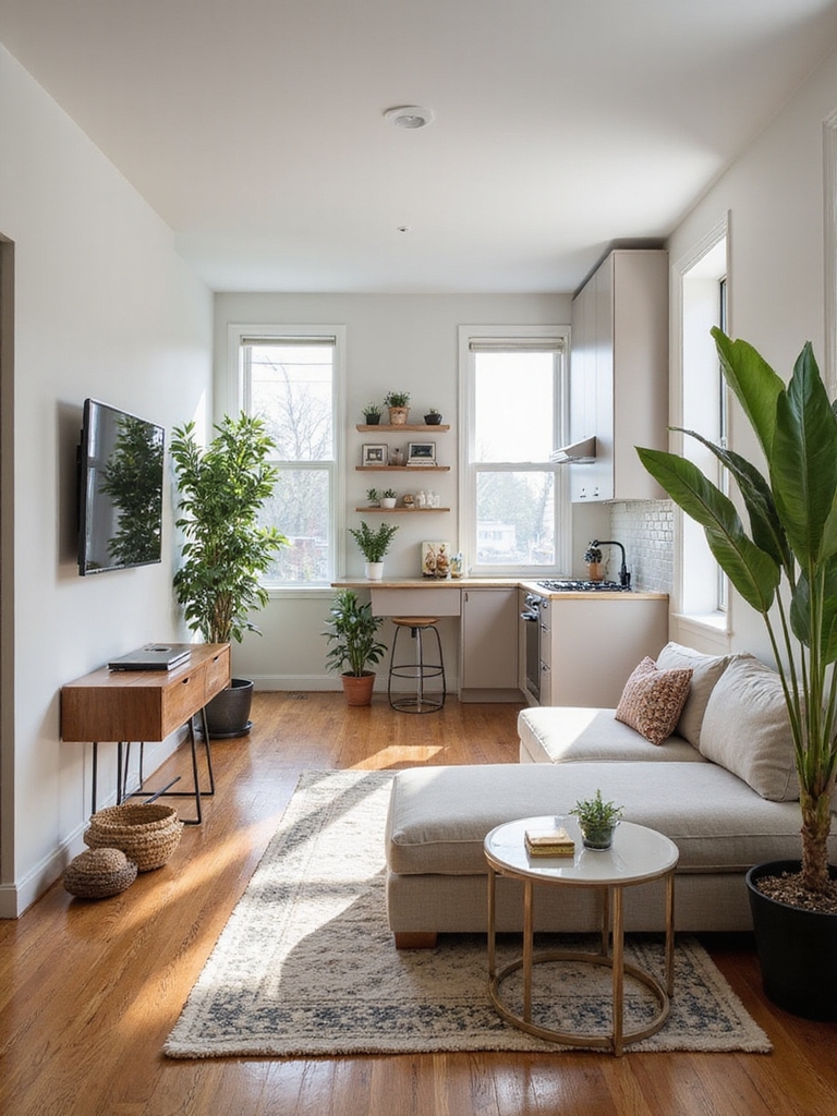 maximized multifunctional clutter free zones
