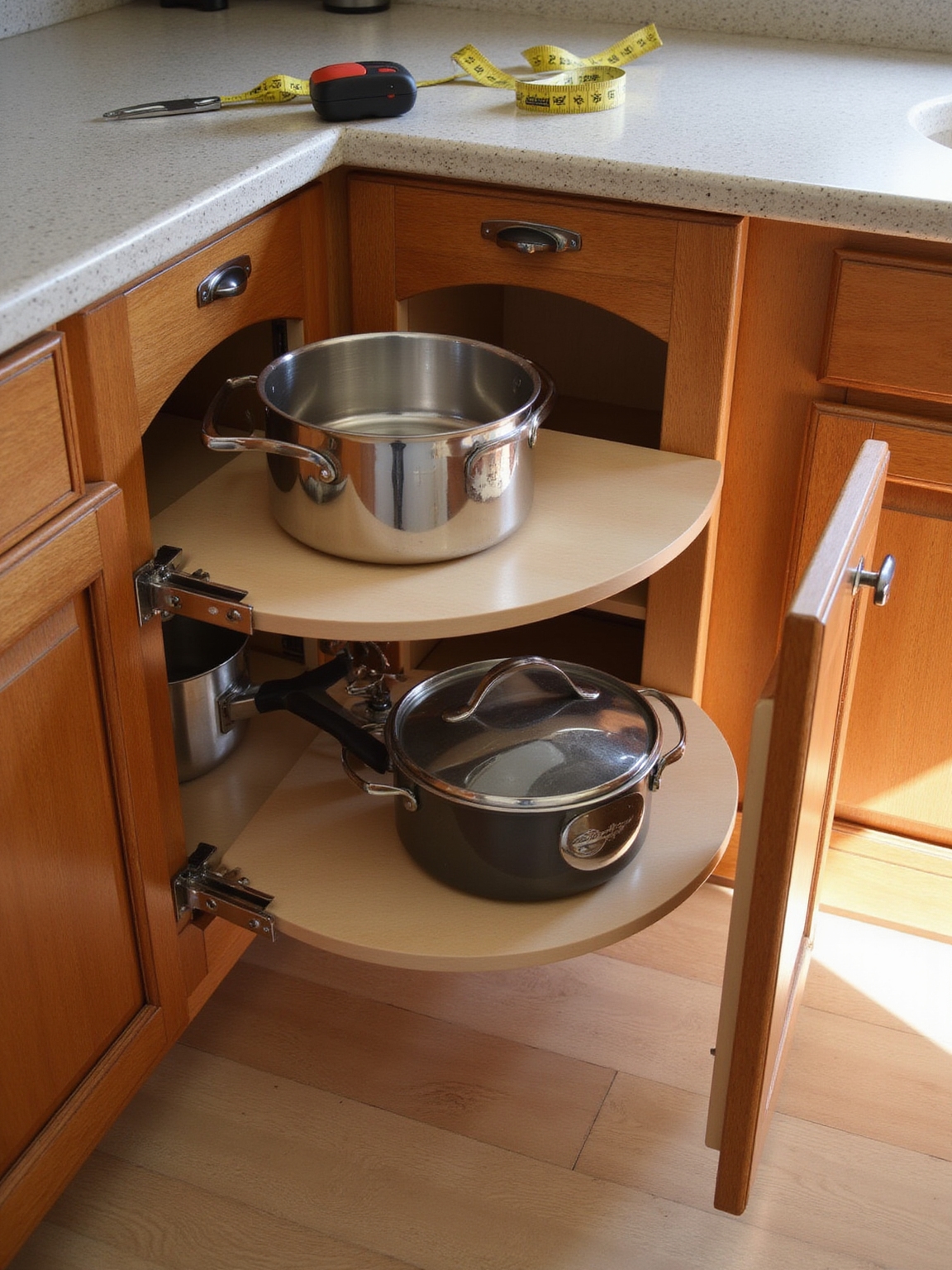 measure opening depth clearance