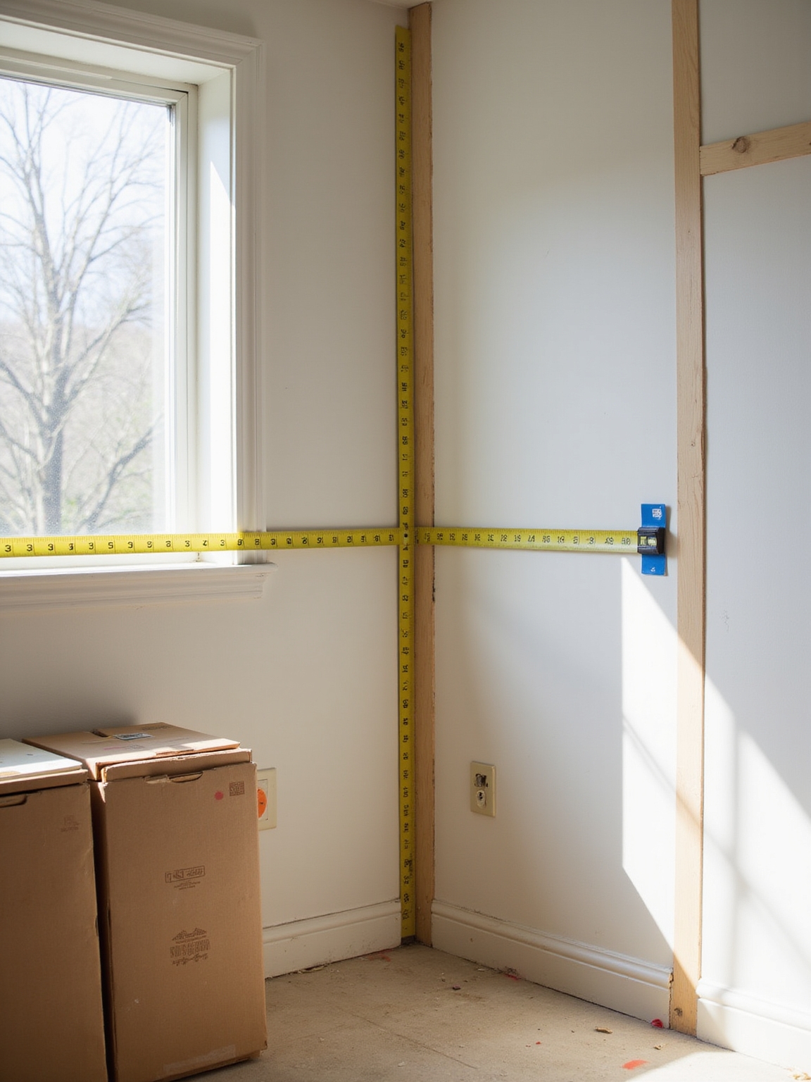 measure walls utilities clearances