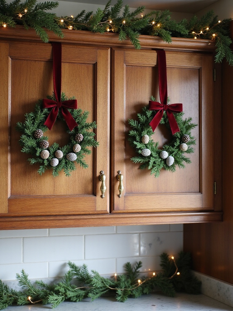 mini wreaths and garlands