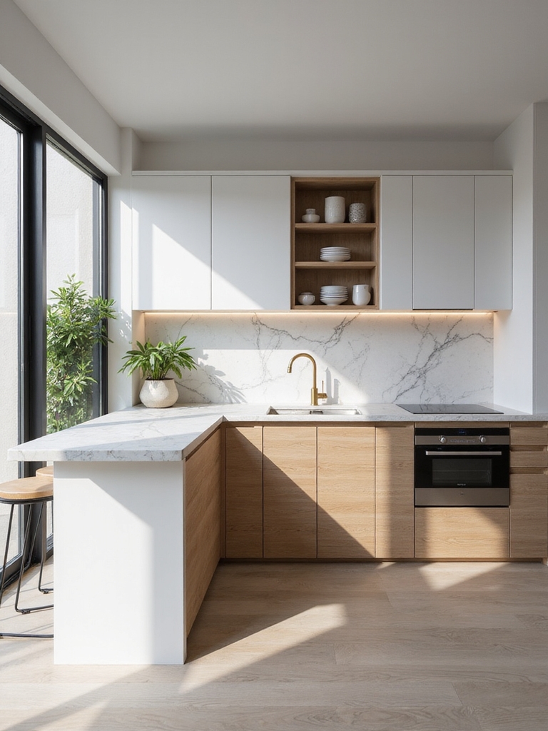 modern l shaped kitchen layouts