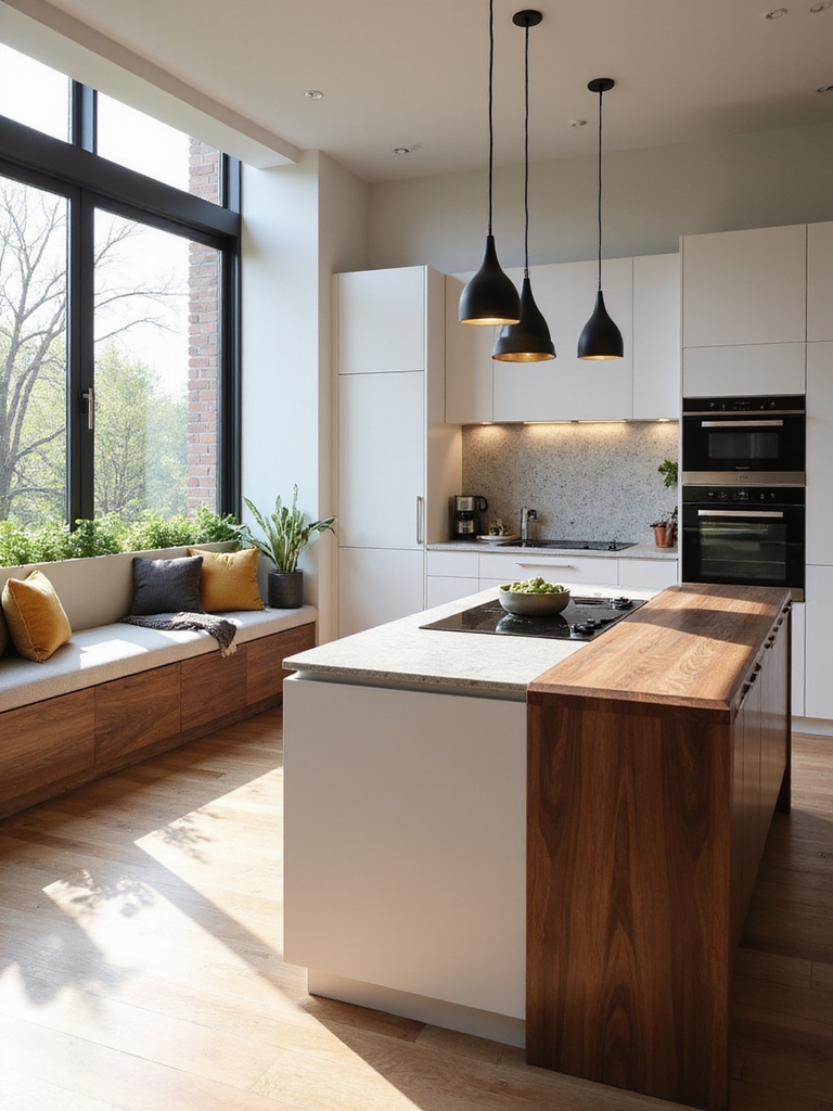 modern multi functional kitchen layout