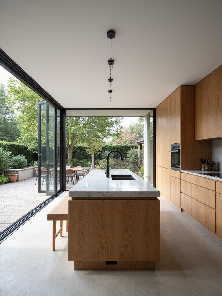 open plan kitchen extension