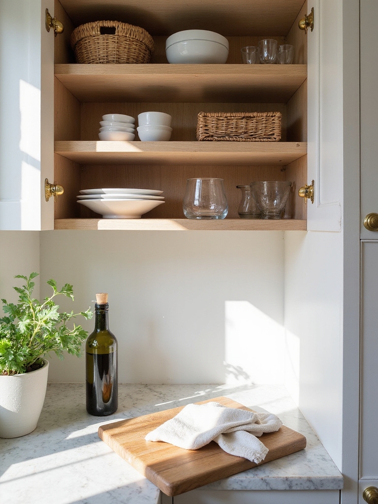 open shelving timeless kitchen