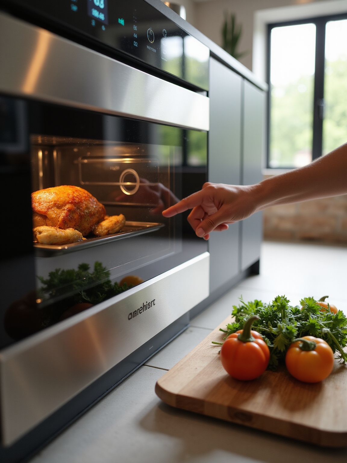 oven learns speeds recipes
